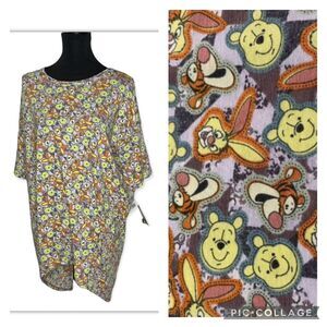 Lularoe Medium Irma Tunic Top Disney Winnie the Pooh Tigger Rabbit NWT